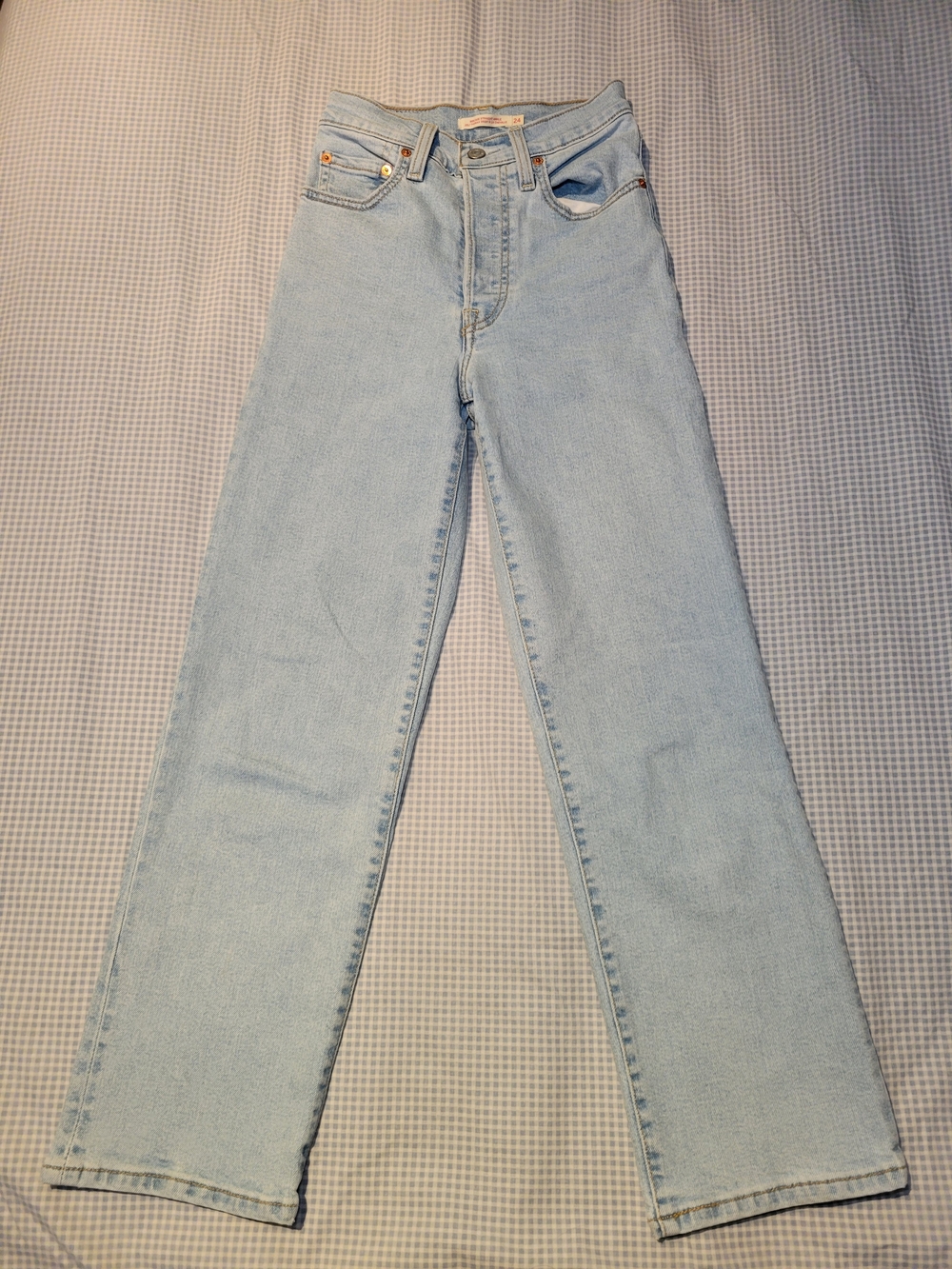 Levi's Light Wash Women's Straight-Leg Jeans